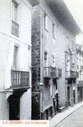 Foto vieja de las calles de Bergara